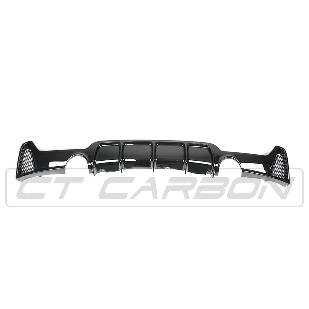 BLAK BY CT Full Kit BMW 4 SERIES F36 GLOSS BLACK FULL KIT (DUAL EXHAUST) - MP STYLE - BLAK BY CT CARBON