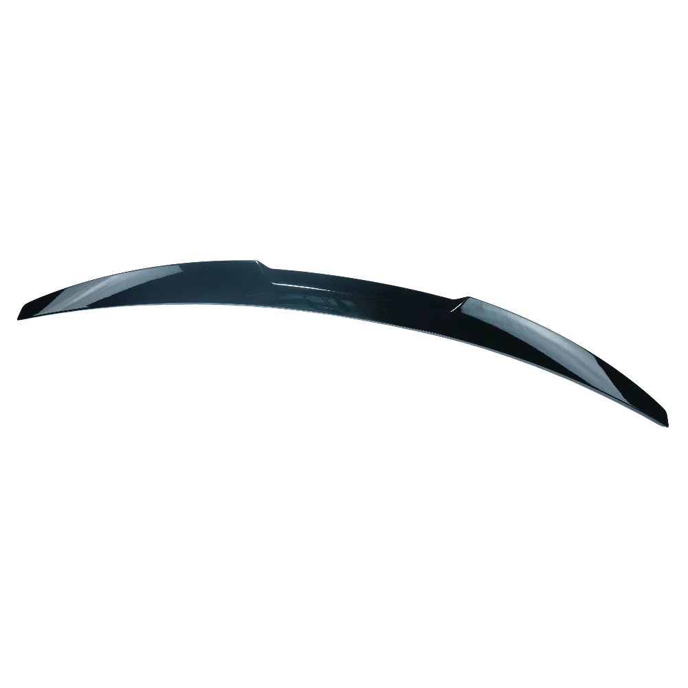BMW 4 SERIES G22 2020+ GLOSS BLACK SPOILER - V1-Spoiler-BLAK BY CT-CT Carbon - High-quality carbon fiber and gloss black aerodynamic parts for premium sports and luxury vehicles.