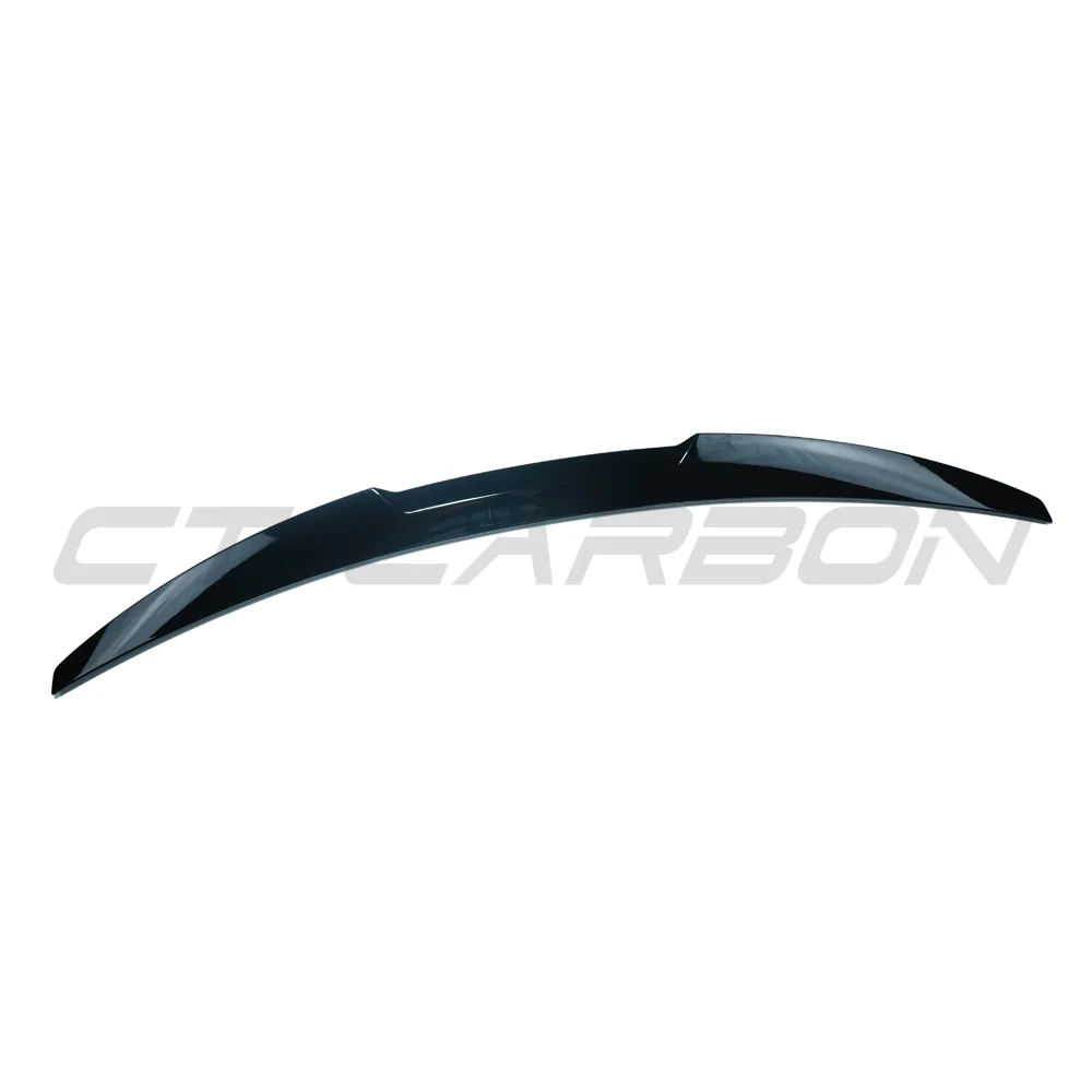 BMW 4 SERIES G22 2020+ GLOSS BLACK SPOILER - V1-Spoiler-BLAK BY CT-CT Carbon - High-quality carbon fiber and gloss black aerodynamic parts for premium sports and luxury vehicles.