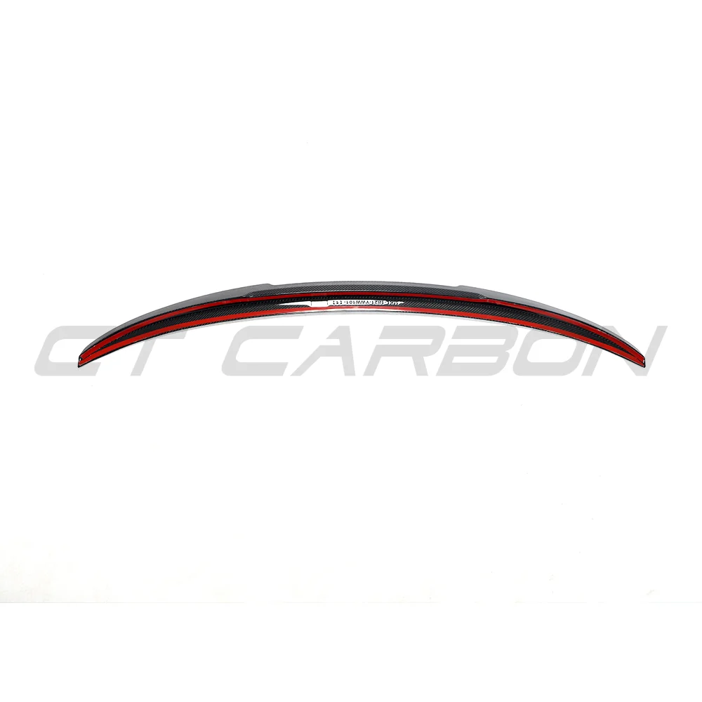 BMW 4 SERIES G26 & i4 CARBON FIBRE SPOILER - V STYLE-Spoiler-CT CARBON-CT Carbon - High-quality carbon fiber and gloss black aerodynamic parts for premium sports and luxury vehicles.