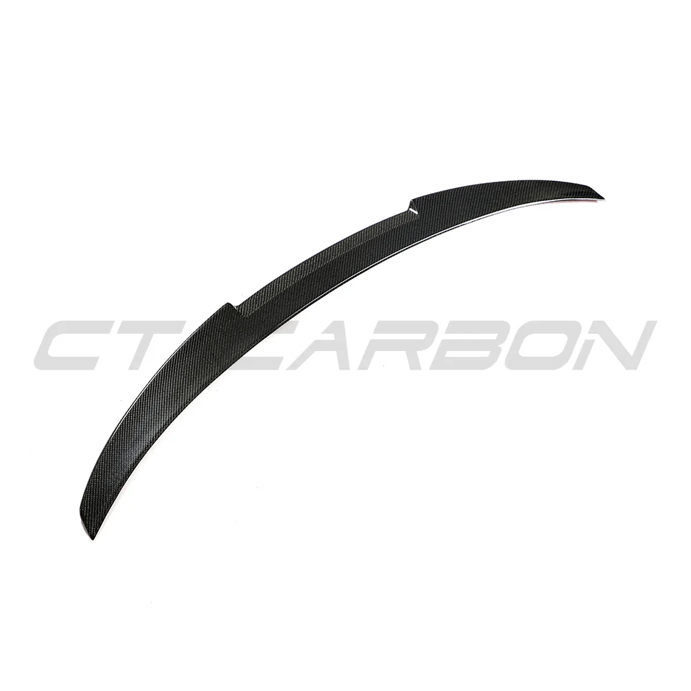 BMW 4 SERIES G26 & i4 CARBON FIBRE SPOILER - V STYLE-Spoiler-CT CARBON-CT Carbon - High-quality carbon fiber and gloss black aerodynamic parts for premium sports and luxury vehicles.