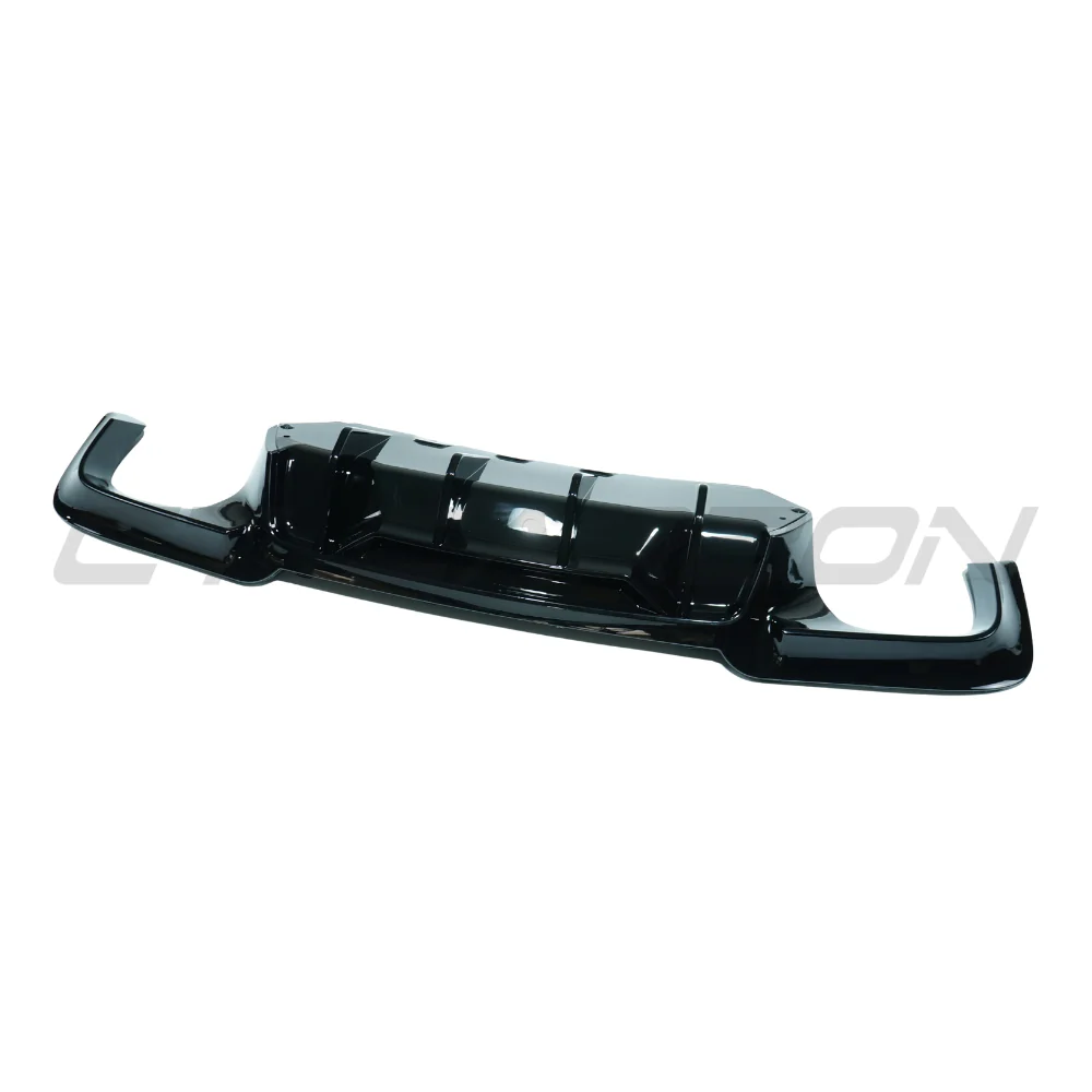 BMW 5 SERIES F10/F11 2011-2017 GLOSS BLACK DIFFUSER - QUAD TIP