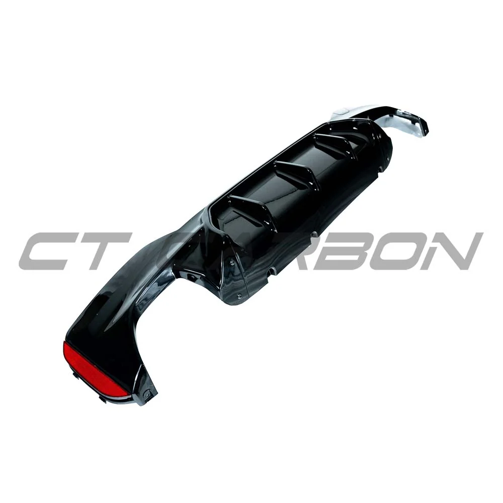 BMW G30/G31 5 SERIES 2017-2023 GLOSS BLACK DIFFUSER - V2