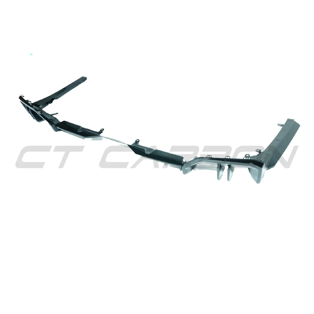 BMW 5 SERIES G60 & i5 2023+ GLOSS BLACK DIFFUSER-Diffuser-BLAK BY CT-CT Carbon - High-quality carbon fiber and gloss black aerodynamic parts for premium sports and luxury vehicles.