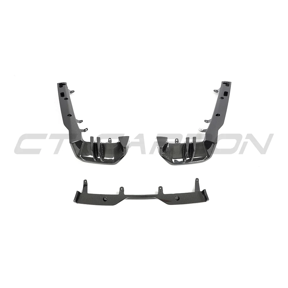 BMW 5 SERIES G60 & i5 2023+ CARBON FIBRE DIFFUSER - MP-Diffuser-CT CARBON-CT Carbon - High-quality carbon fiber and gloss black aerodynamic parts for premium sports and luxury vehicles.