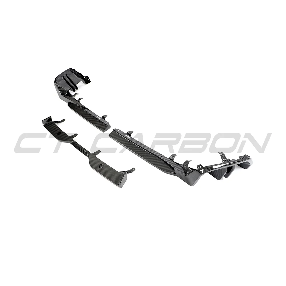 BMW 5 SERIES G60 & i5 2023+ CARBON FIBRE DIFFUSER - MP-Diffuser-CT CARBON-CT Carbon - High-quality carbon fiber and gloss black aerodynamic parts for premium sports and luxury vehicles.