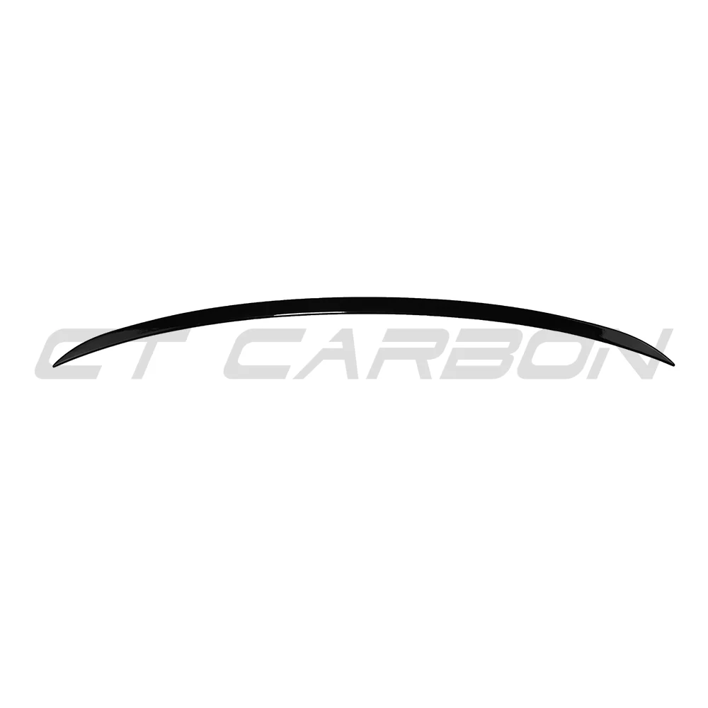 BMW G60 & i5 5 SERIES 2023+ GLOSS BLACK SPOILER-Spoiler-BLAK BY CT-CT Carbon - High-quality carbon fiber and gloss black aerodynamic parts for premium sports and luxury vehicles.