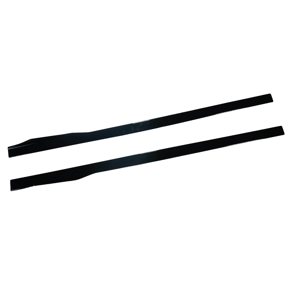 BMW 8 SERIES G14/G15 CONVERTIBLE/COUPE 2018+ GLOSS BLACK SIDE SKIRTS-Side Skirts-BLAK BY CT-CT Carbon - High-quality carbon fiber and gloss black aerodynamic parts for premium sports and luxury vehicles.