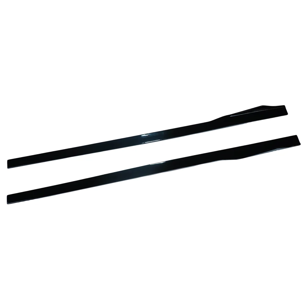BMW 8 SERIES G16 2018+ GLOSS BLACK SIDE SKIRTS-Side Skirts-BLAK BY CT-CT Carbon - High-quality carbon fiber and gloss black aerodynamic parts for premium sports and luxury vehicles.