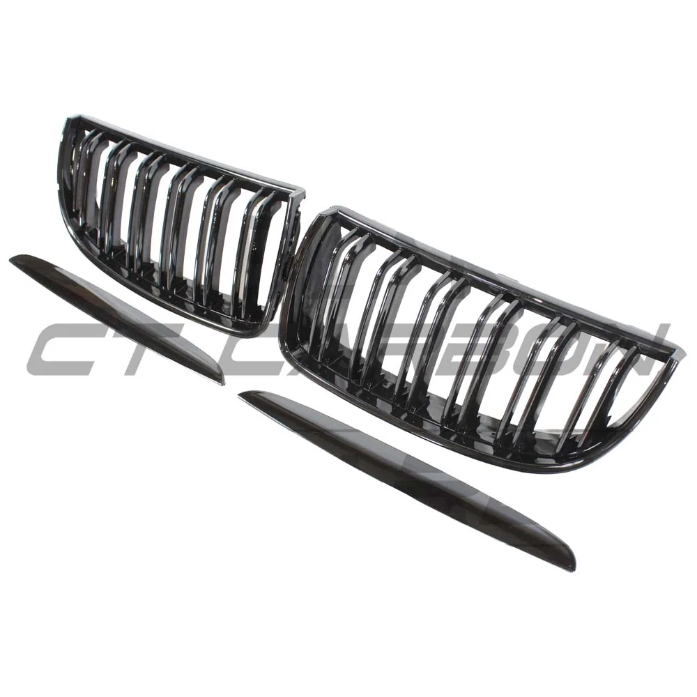 BMW E90 3 SERIES PRE-LCI DOUBLE SLAT BLACK GRILLES