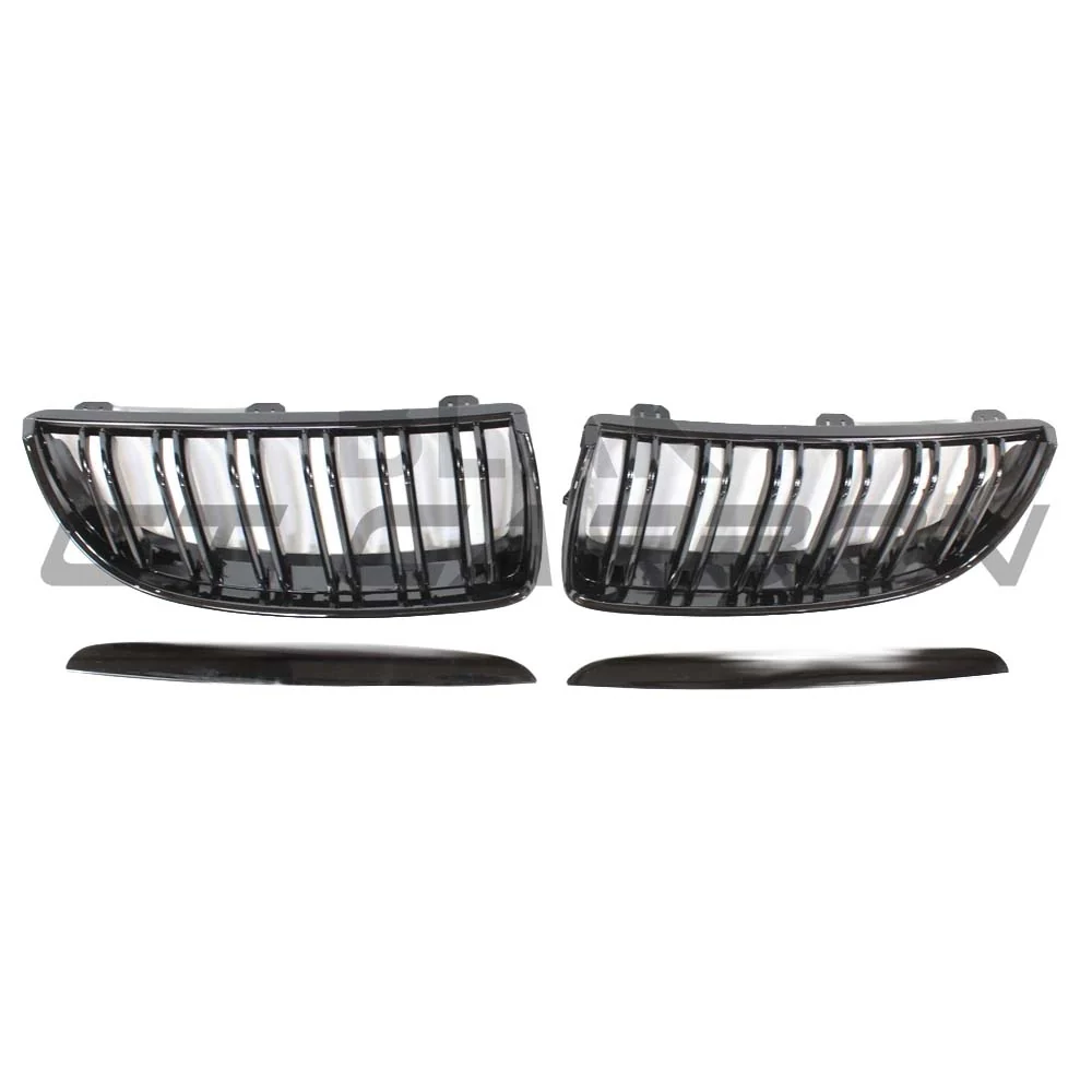 BMW E90 3 SERIES PRE-LCI DOUBLE SLAT BLACK GRILLES