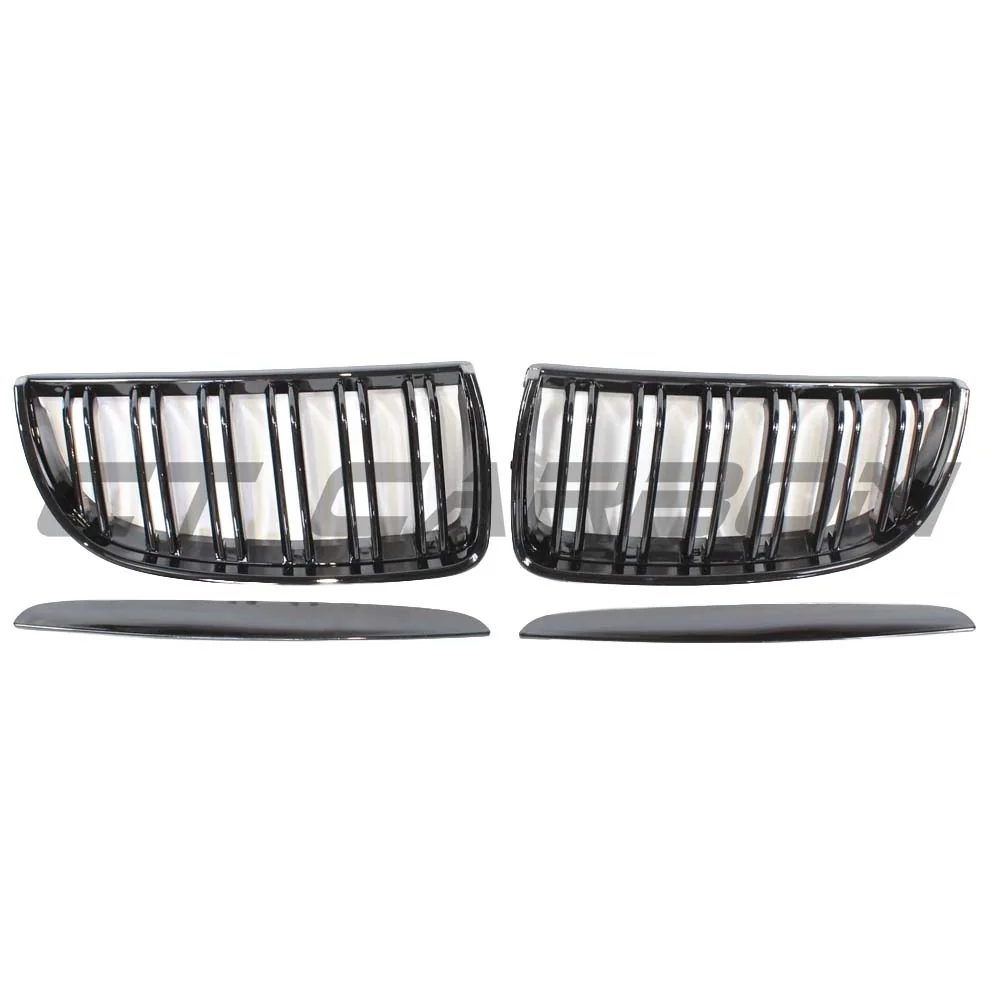 BMW E90 3 SERIES PRE-LCI DOUBLE SLAT BLACK GRILLES