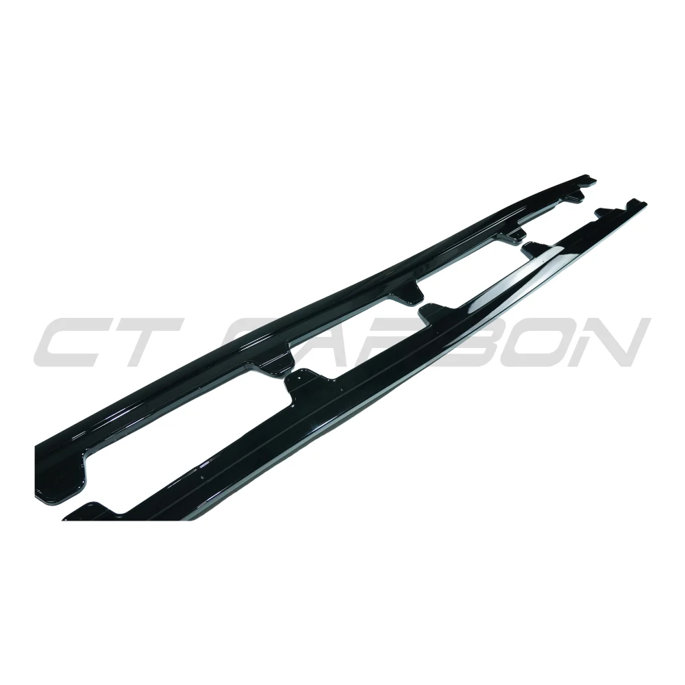 BMW E90/E91 3 SERIES 2005-2013 GLOSS BLACK SIDE SKIRTS - V1