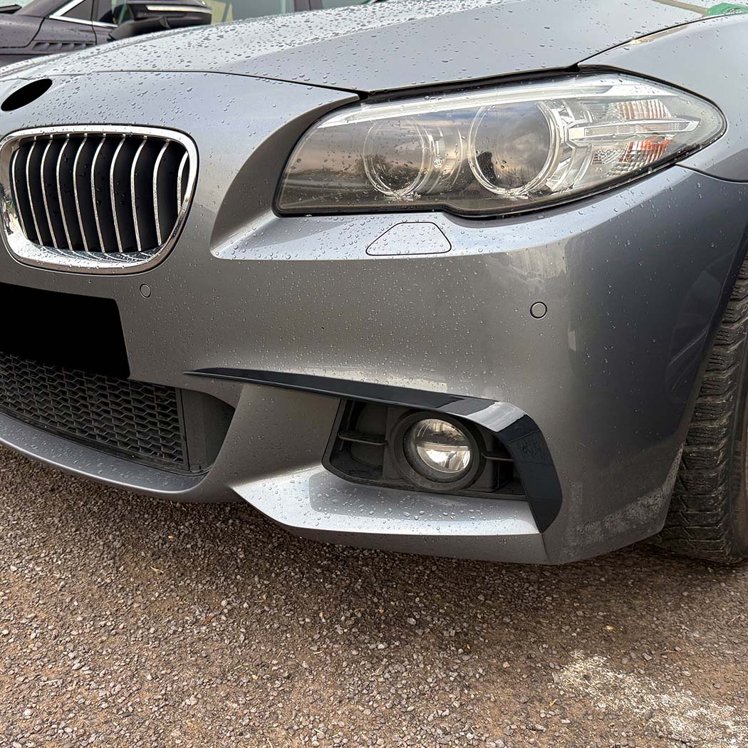 BMW F10/F11 M5 2010-2017 GLOSS BLACK FRONT BUMPER TRIMS