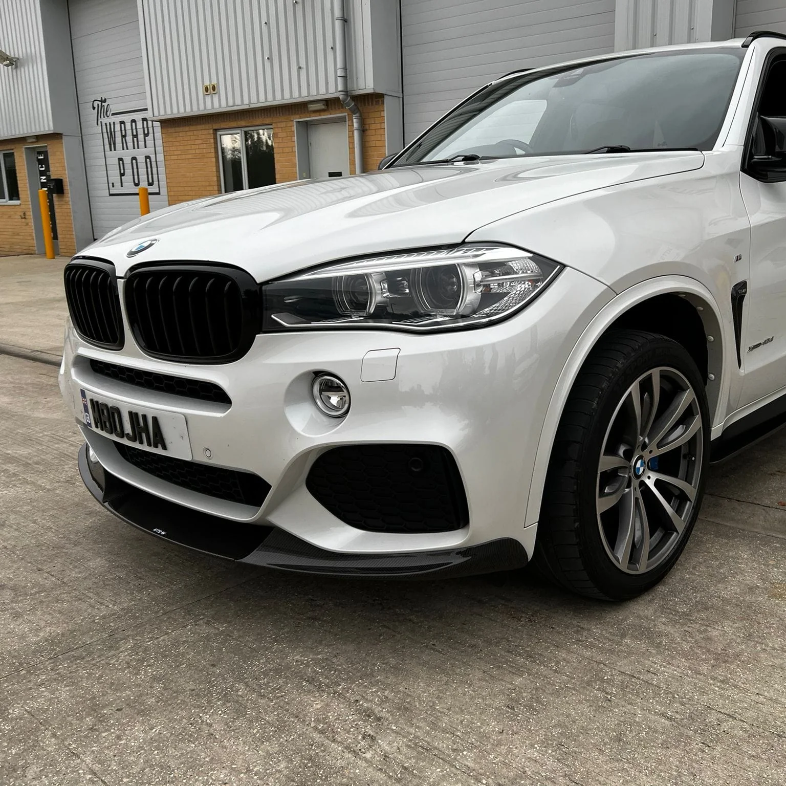 CT CARBON Splitter BMW F15 X5 CARBON FIBRE SPLITTER - MP STYLE