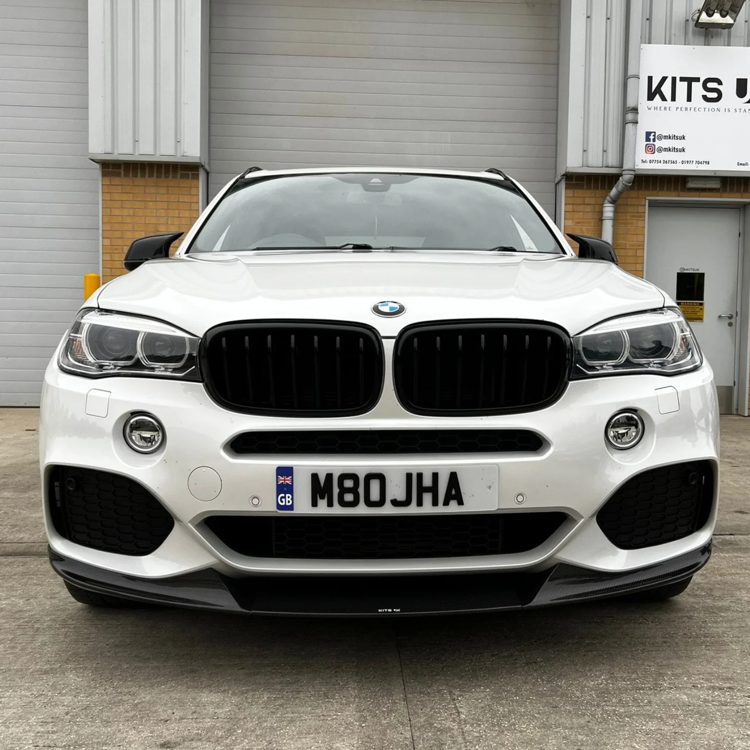 CT CARBON Splitter BMW F15 X5 CARBON FIBRE SPLITTER - MP STYLE