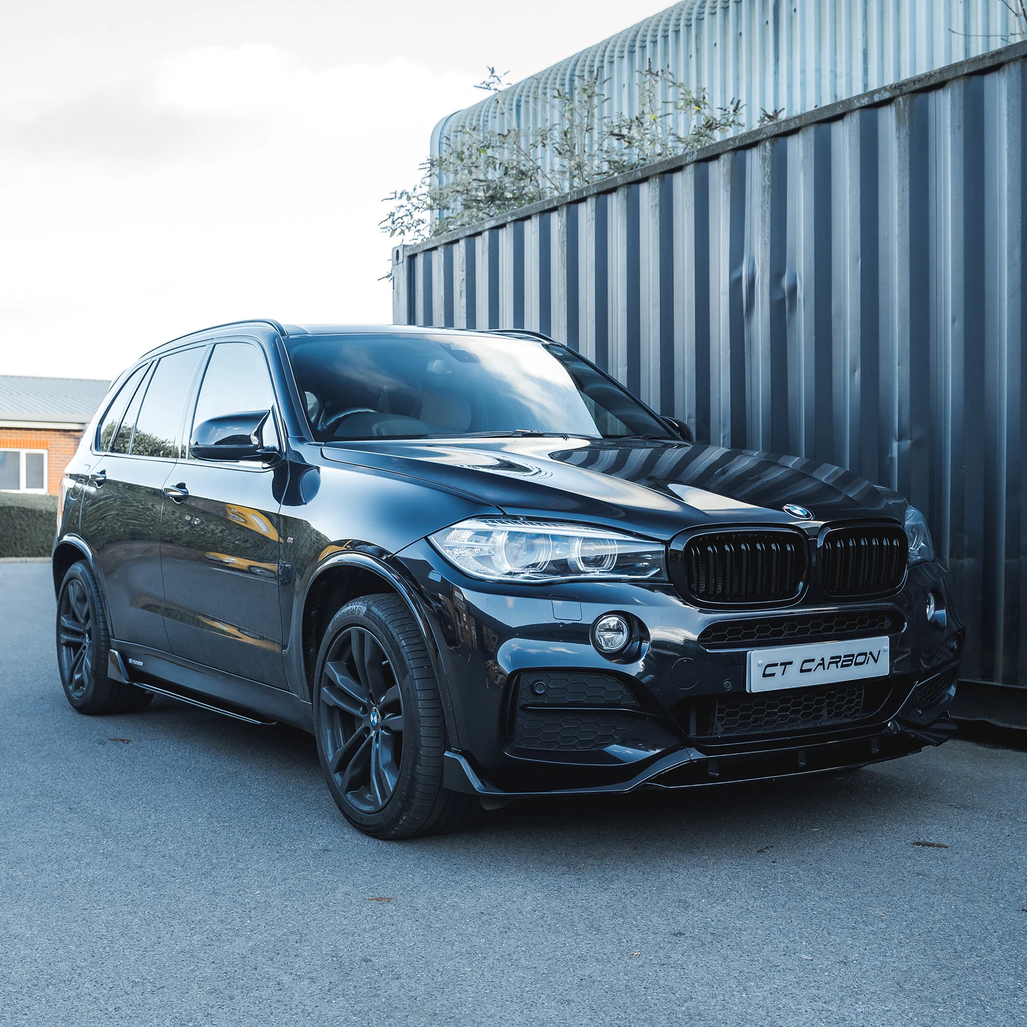 BMW X5 F15 GLOSS BLACK FULL KIT-Kit-BLAK BY CT-CT Carbon - High-quality carbon fiber and gloss black aerodynamic parts for premium sports and luxury vehicles.