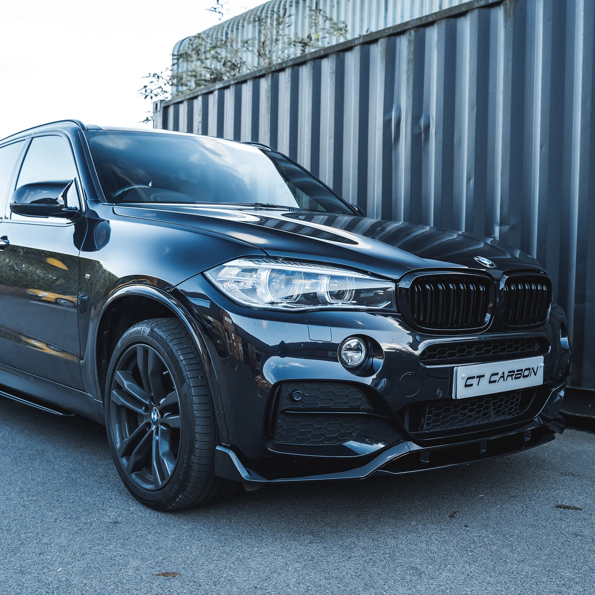 BMW X5 F15 GLOSS BLACK FULL KIT-Kit-BLAK BY CT-CT Carbon - High-quality carbon fiber and gloss black aerodynamic parts for premium sports and luxury vehicles.