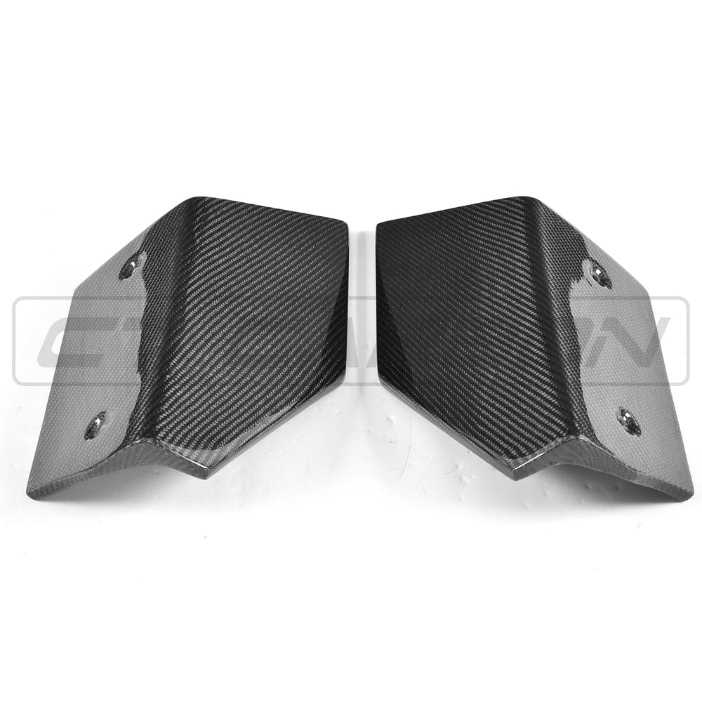 CT CARBON Rear Canards BMW F16 X6 CARBON FIBRE REAR BUMPER EXTENSIONS