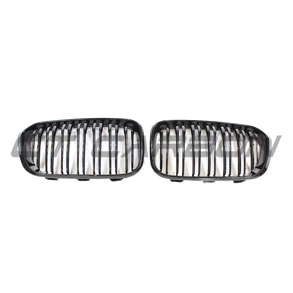 BMW F20 1 SERIES LCI DOUBLE SLAT GLOSS BLACK GRILLES
