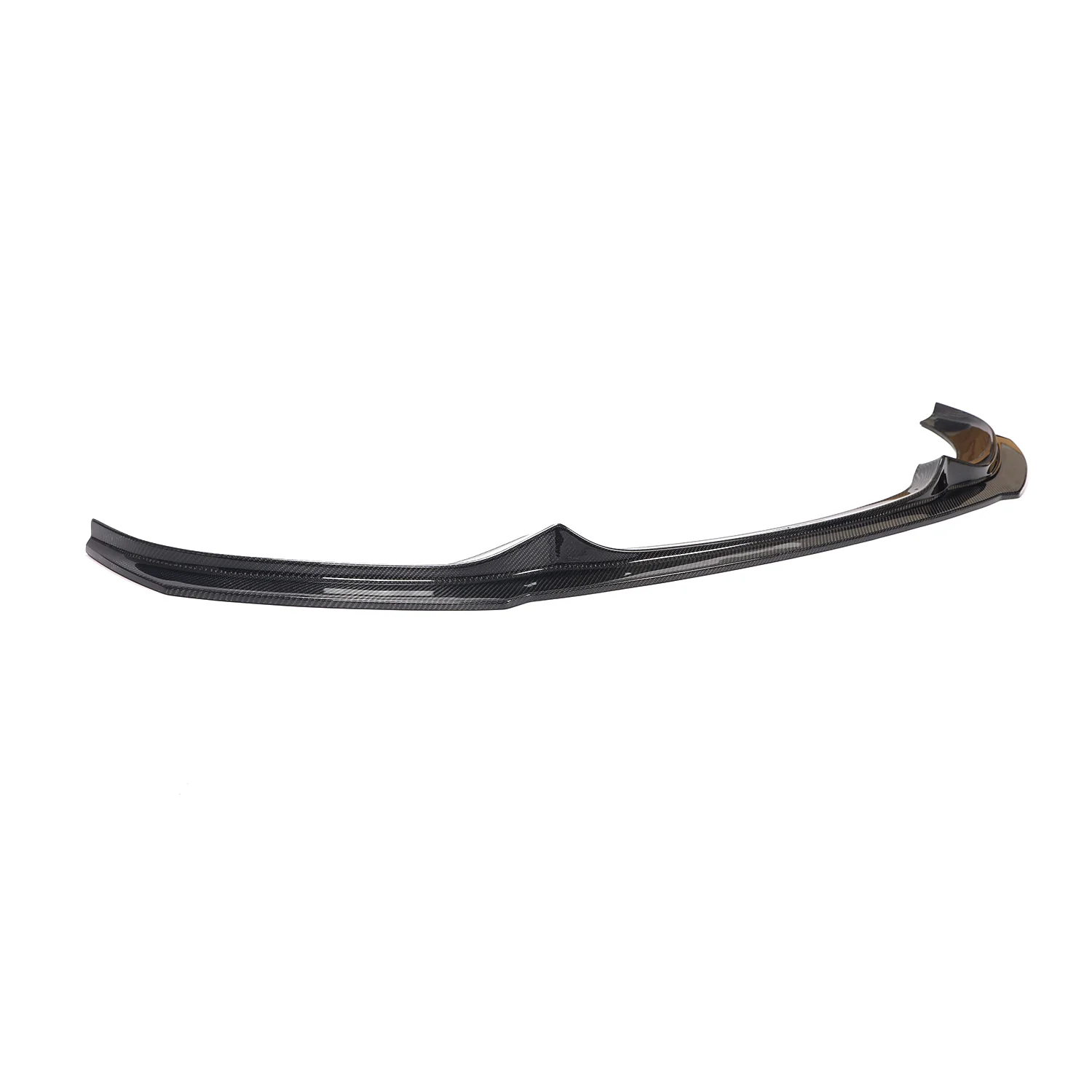 BMW F20 & F21 1 SERIES LCI 2015-2019 CARBON FIBRE SPLITTER-Splitter-CT CARBON-CT Carbon - High-quality carbon fiber and gloss black aerodynamic parts for premium sports and luxury vehicles.