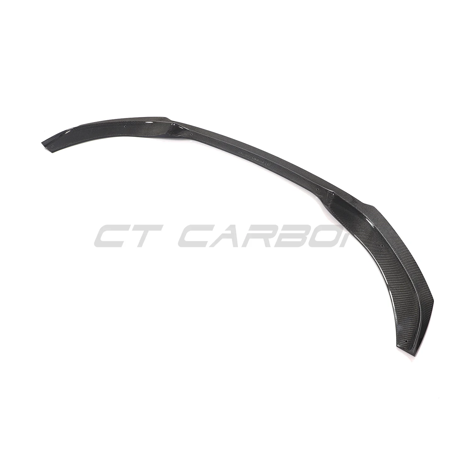 BMW F20 & F21 1 SERIES LCI 2015-2019 CARBON FIBRE SPLITTER-Splitter-CT CARBON-CT Carbon - High-quality carbon fiber and gloss black aerodynamic parts for premium sports and luxury vehicles.