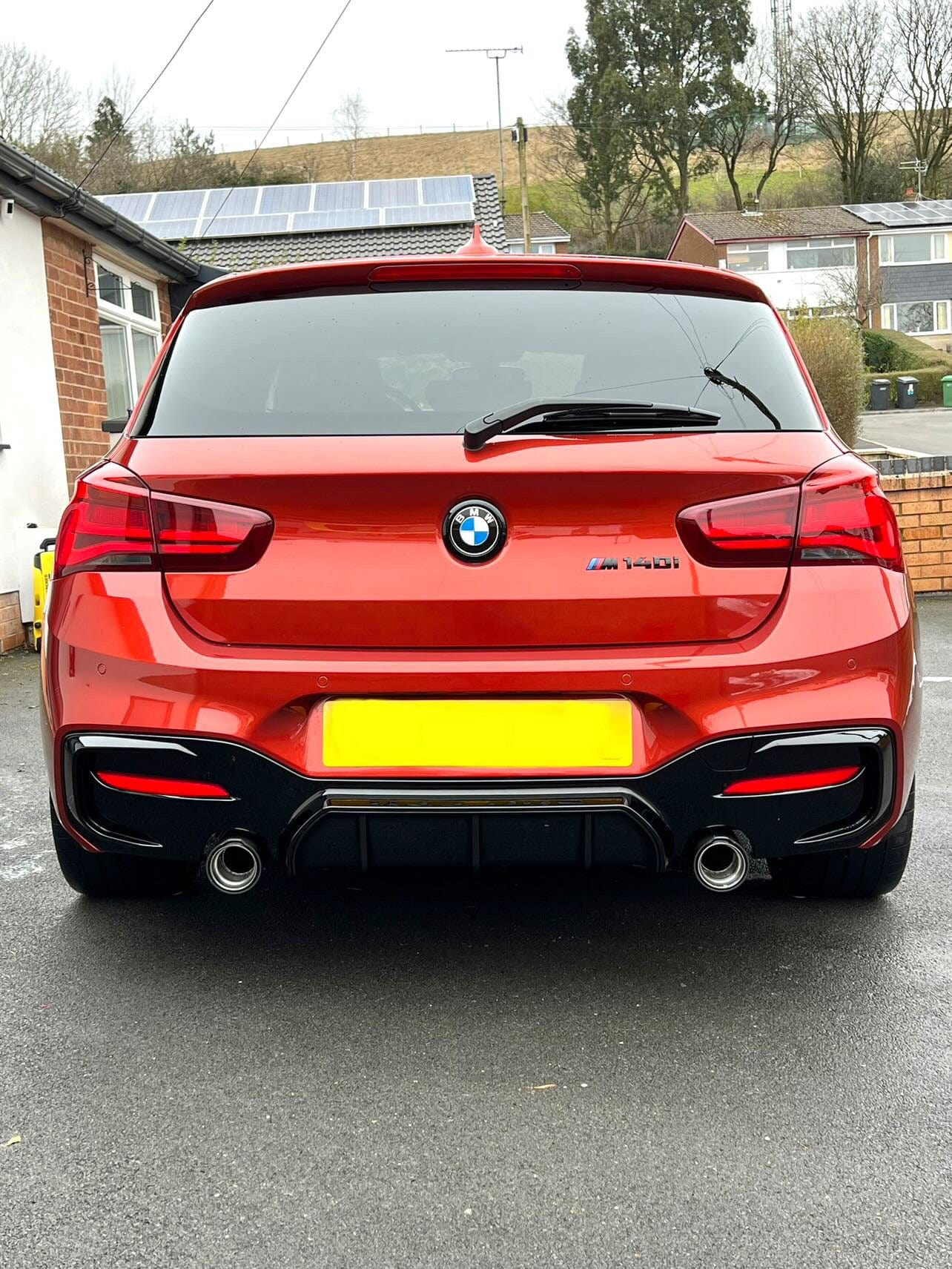 BLAK BY CT DIFFUSER BMW F20/F21 1 SERIES LCI GLOSS BLACK DIFFUSER