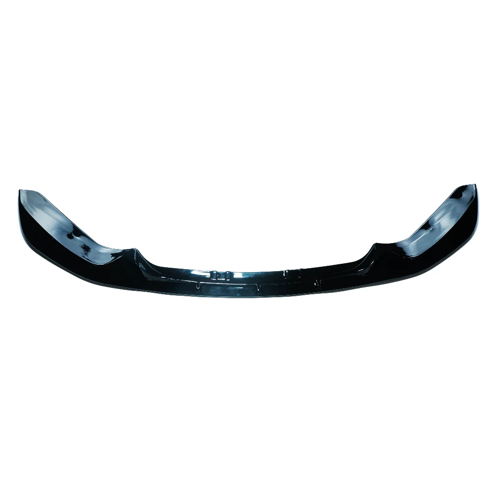 BMW F20/F21 1 SERIES LCI GLOSS BLACK SPLITTER - V2-Splitter-BLAK BY CT-CT Carbon - High-quality carbon fiber and gloss black aerodynamic parts for premium sports and luxury vehicles.