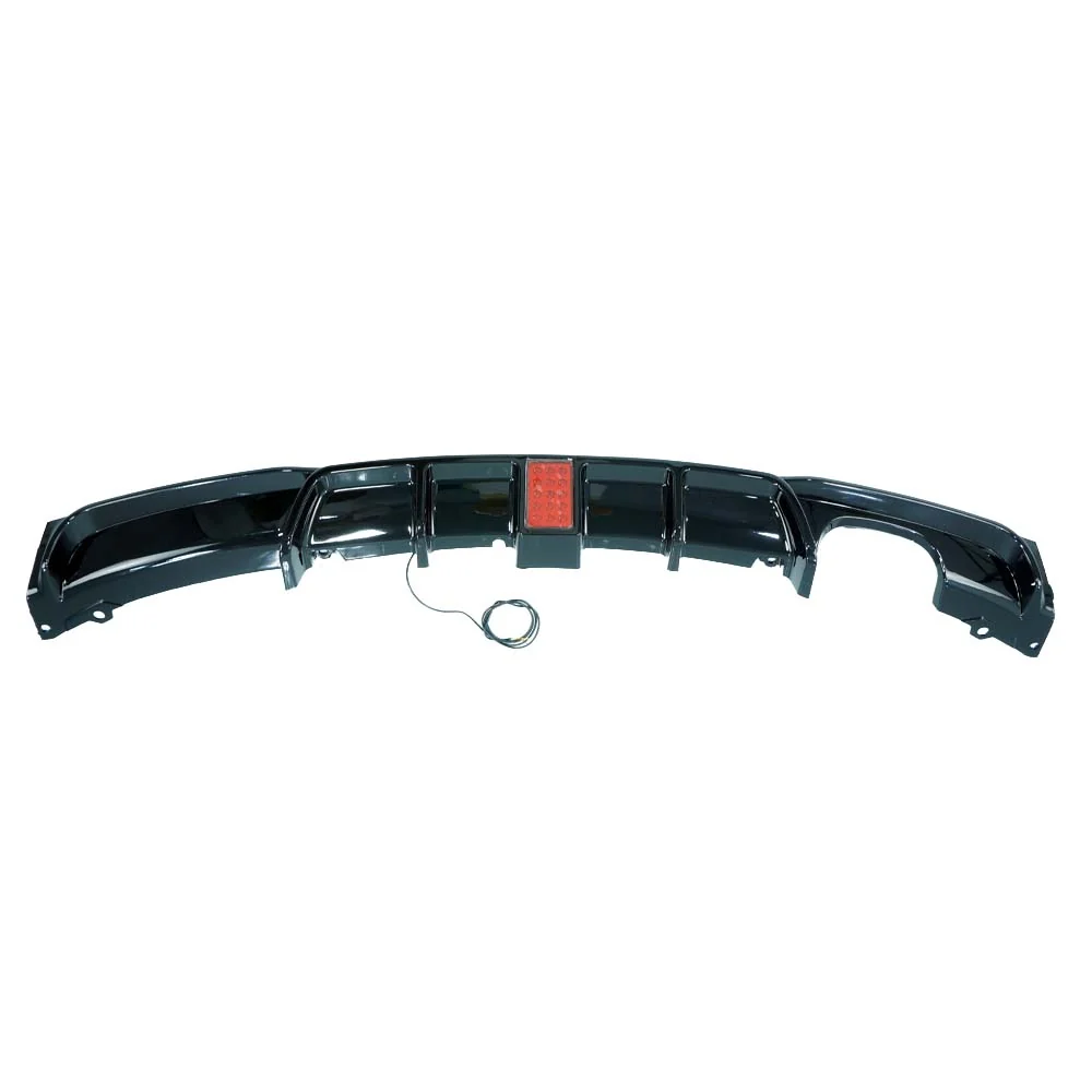 BMW F30/F31 3 SERIES 2012-2019 GLOSS BLACK TWIN EXIT DIFFUSER WITH LED