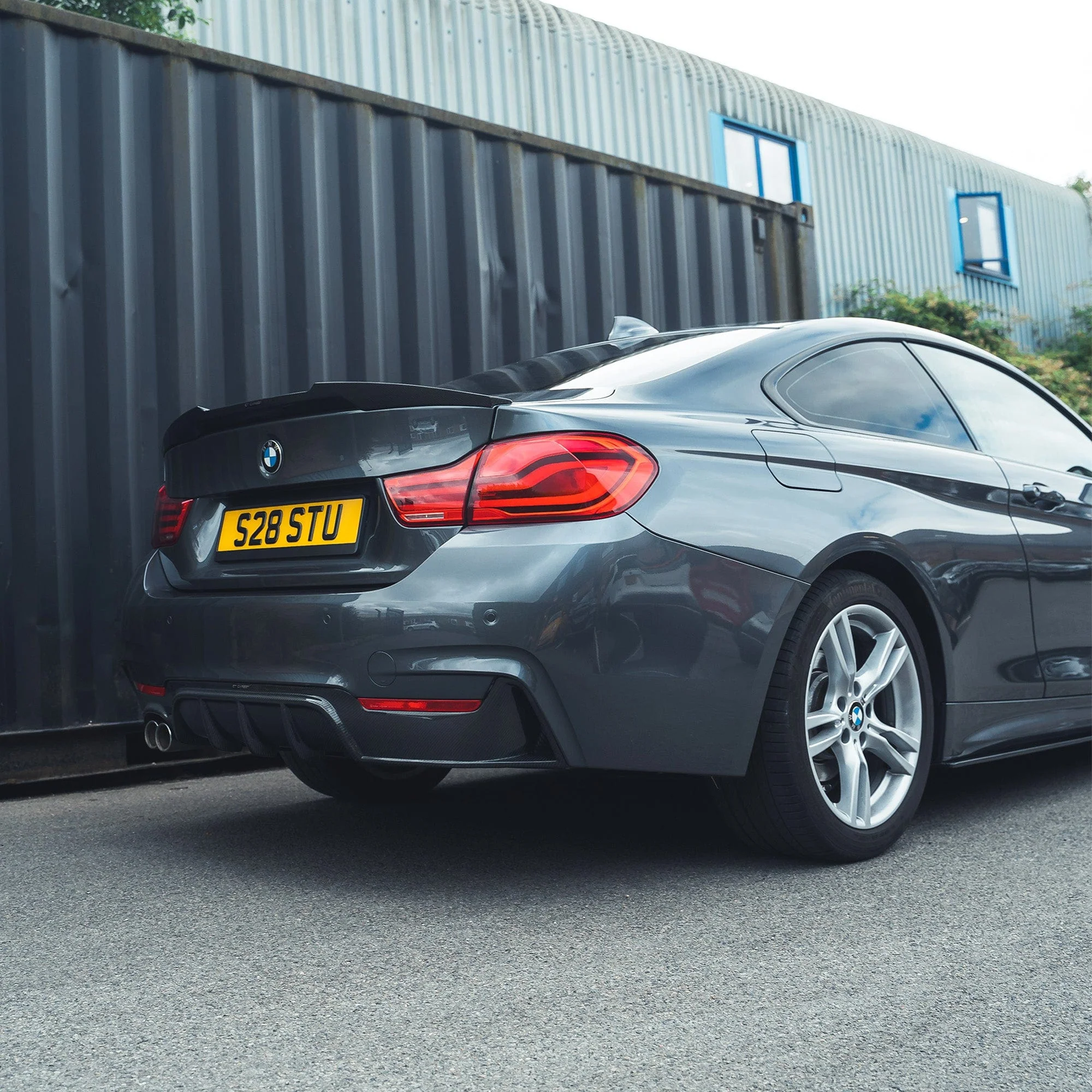 CT CARBON Splitter BMW F32 4 SERIES COUPE FULL CARBON FIBRE KIT - MP STYLE