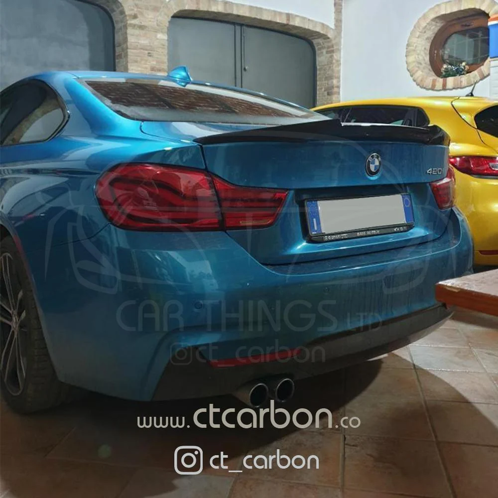 CT CARBON Splitter BMW F36 4 SERIES COUPE FULL CARBON FIBRE KIT - MP STYLE