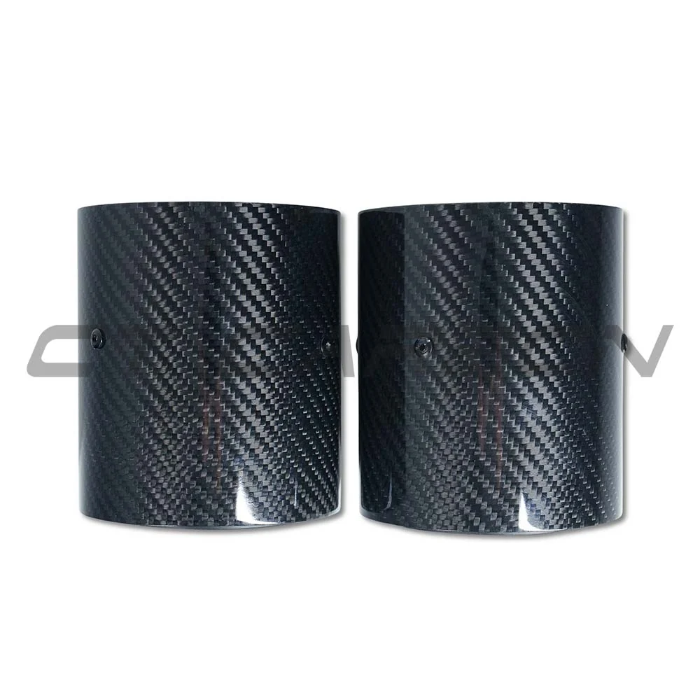 BMW F40/F44 M135i & M235i CARBON FIBRE EXHAUST TIPS - MATTE BLACK (SET OF 2)