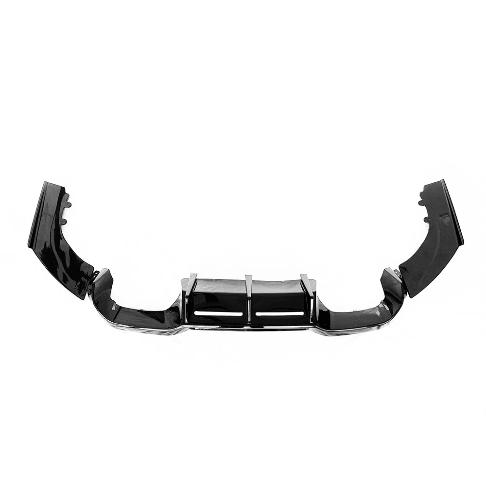 BMW F87 M2/M2C GLOSS BLACK REAR DIFFUSER-Diffuser-BLAK BY CT-CT Carbon - High-quality carbon fiber and gloss black aerodynamic parts for premium sports and luxury vehicles.