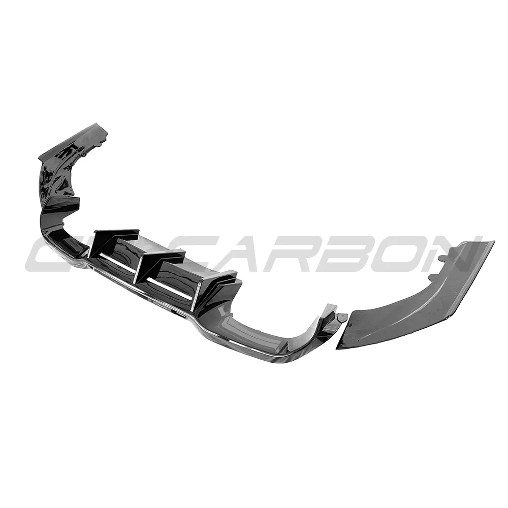 BMW F87 M2/M2C GLOSS BLACK REAR DIFFUSER-Diffuser-BLAK BY CT-CT Carbon - High-quality carbon fiber and gloss black aerodynamic parts for premium sports and luxury vehicles.