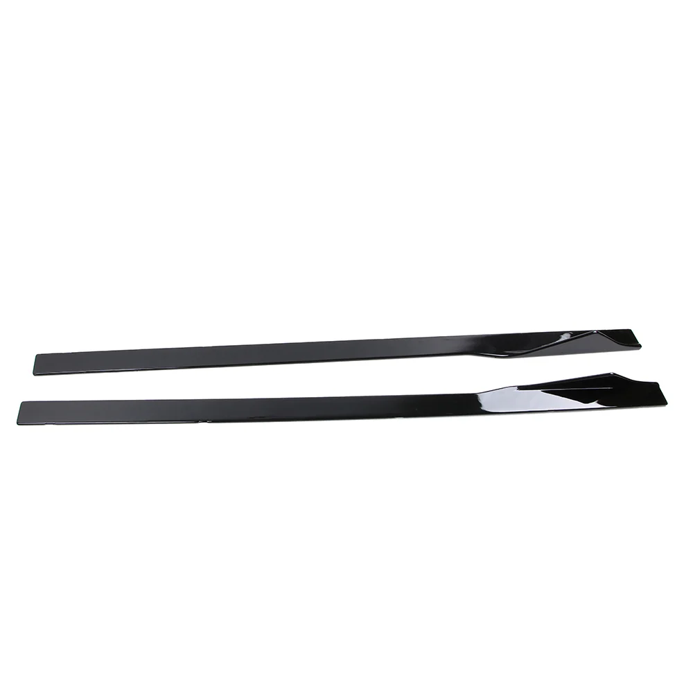 BMW F87 M2/M2C GLOSS BLACK SIDE SKIRTS-Side Skirts-BLAK BY CT-CT Carbon - High-quality carbon fiber and gloss black aerodynamic parts for premium sports and luxury vehicles.