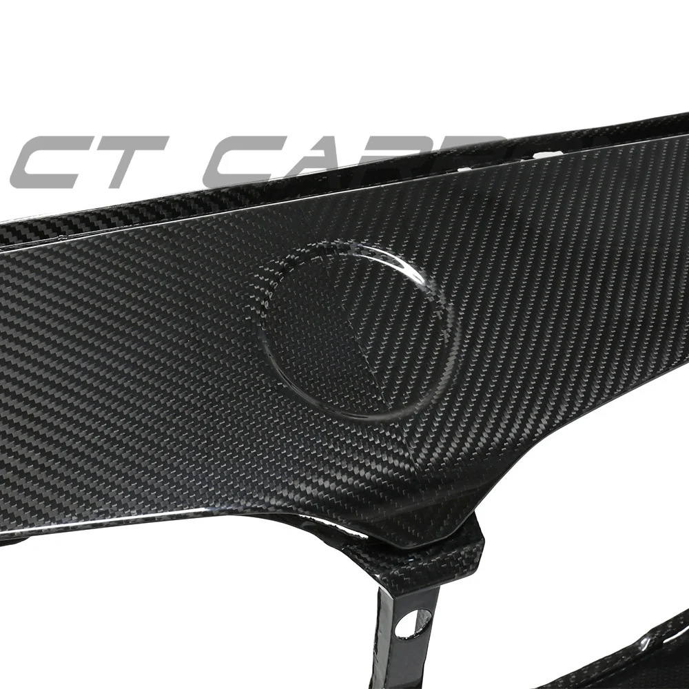 BMW F87 M2C CARBON PRE-PREG FIBRE FRONT BUMPER-Bumper-CT CARBON-CT Carbon - High-quality carbon fiber and gloss black aerodynamic parts for premium sports and luxury vehicles.