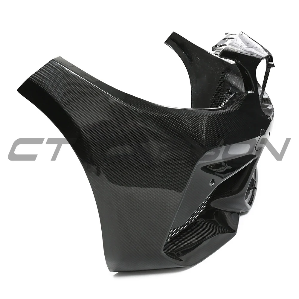 BMW F87 M2C CARBON PRE-PREG FIBRE FRONT BUMPER-Bumper-CT CARBON-CT Carbon - High-quality carbon fiber and gloss black aerodynamic parts for premium sports and luxury vehicles.