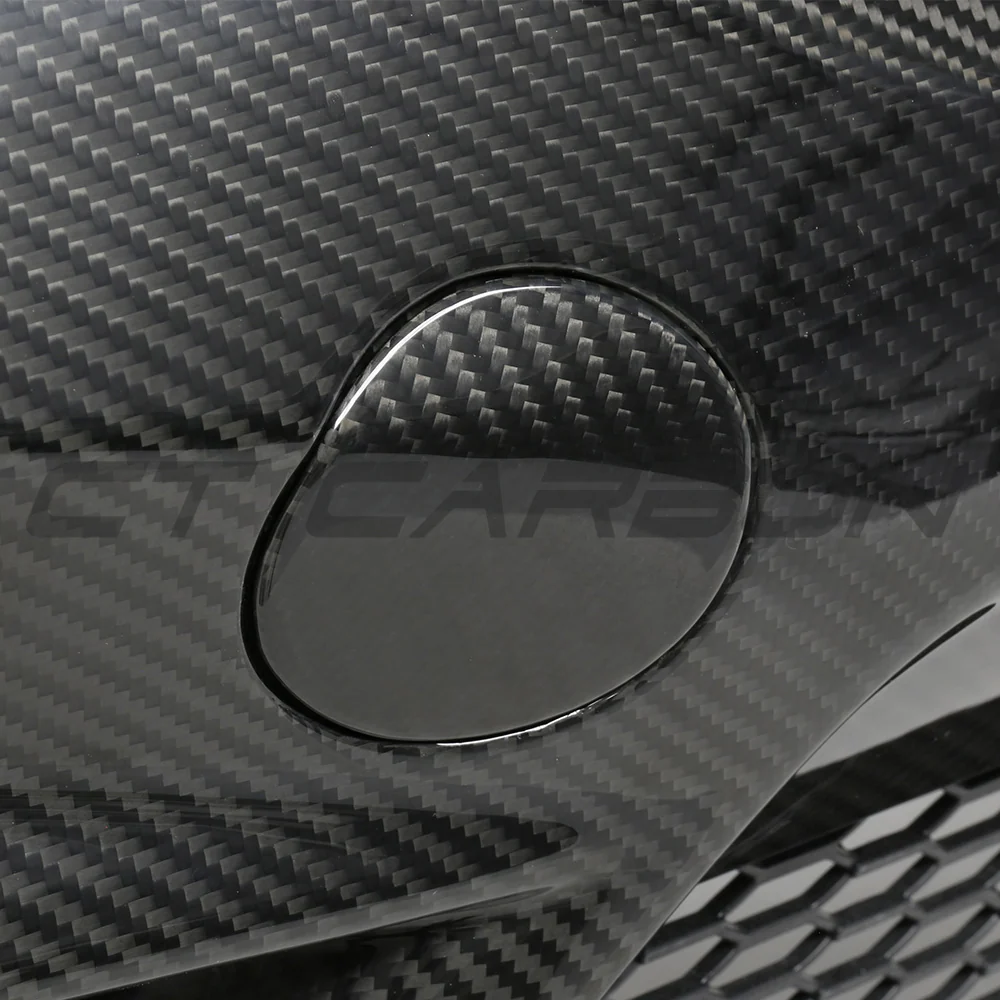BMW F87 M2C CARBON PRE-PREG FIBRE FRONT BUMPER-Bumper-CT CARBON-CT Carbon - High-quality carbon fiber and gloss black aerodynamic parts for premium sports and luxury vehicles.