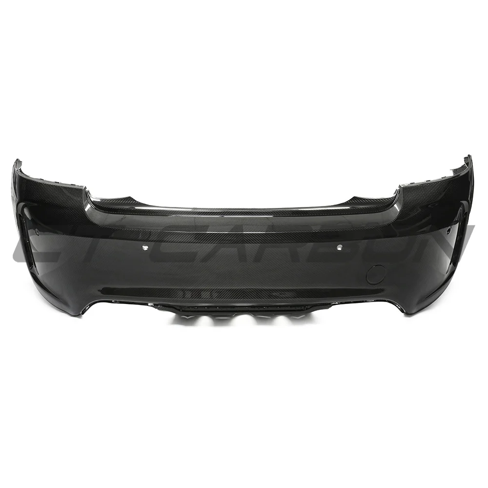 BMW F87 M2/M2C CARBON PRE-PREG FIBRE REAR BUMPER-Bumper-CT CARBON-CT Carbon - High-quality carbon fiber and gloss black aerodynamic parts for premium sports and luxury vehicles.