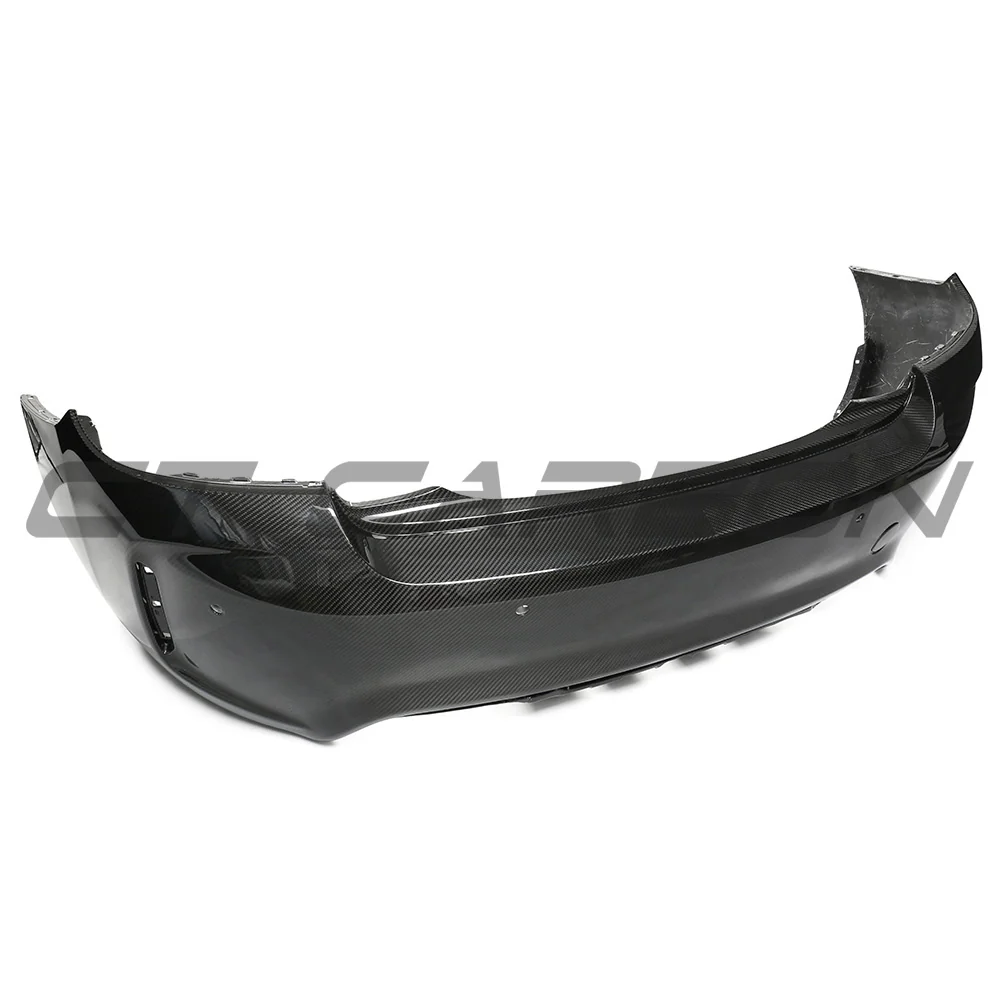 BMW F87 M2/M2C CARBON PRE-PREG FIBRE REAR BUMPER-Bumper-CT CARBON-CT Carbon - High-quality carbon fiber and gloss black aerodynamic parts for premium sports and luxury vehicles.