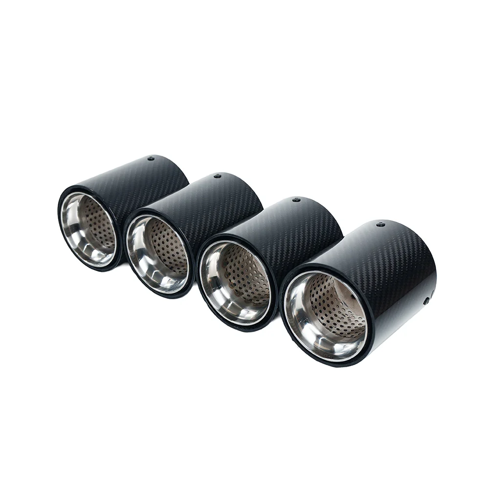 BMW F90/F92 M5/M8 CARBON FIBRE EXHAUST TIPS - CHROME x4