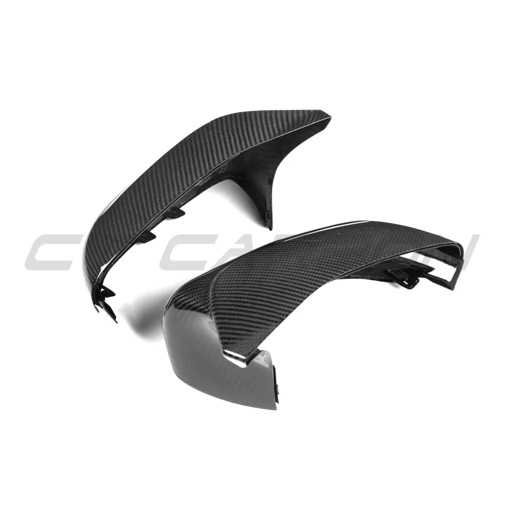 BMW F90 M5 2018-2023 PRE-PREG CARBON FIBRE MIRRORS (LHD ONLY)-Accessories-CT CARBON-CT Carbon - High-quality carbon fiber and gloss black aerodynamic parts for premium sports and luxury vehicles.