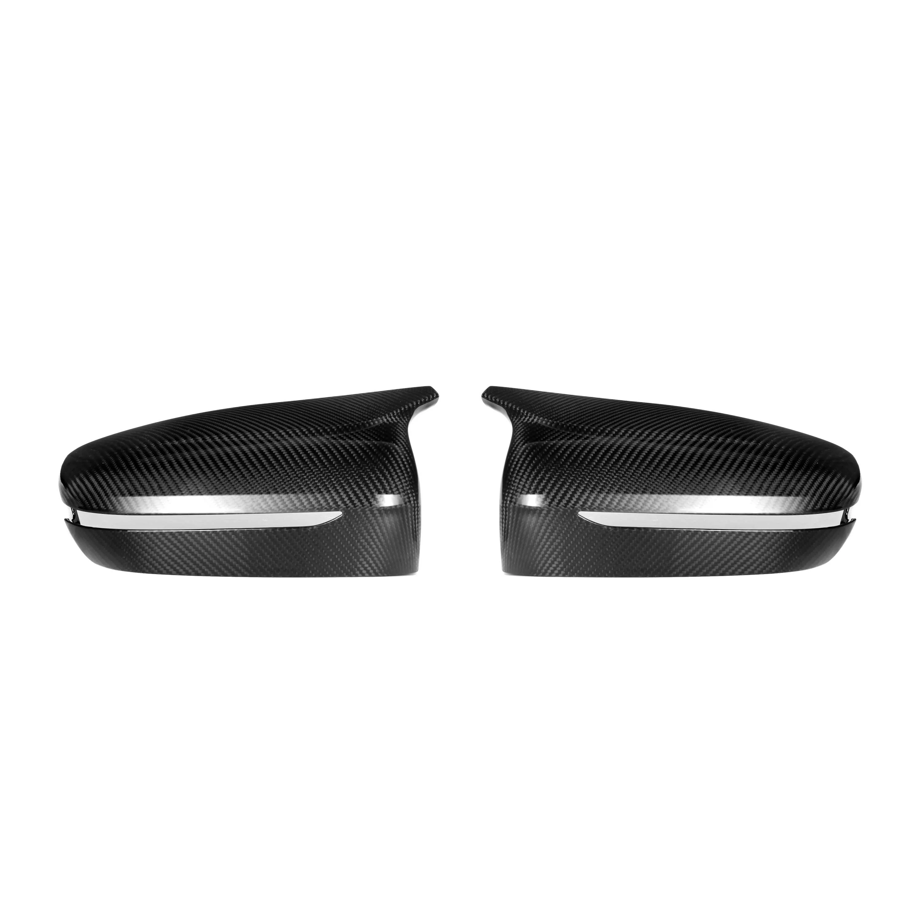 BMW F90 M5 2018-2023 PRE-PREG CARBON FIBRE MIRRORS (RHD ONLY)-Accessories-CT CARBON-CT Carbon - High-quality carbon fiber and gloss black aerodynamic parts for premium sports and luxury vehicles.