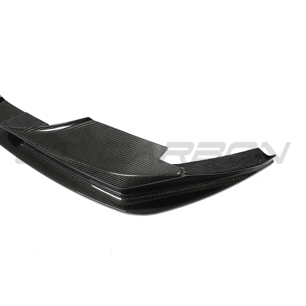 BMW F90 M5 & M5C LCI CARBON FIBRE SPLITTER - 3D STYLE-Splitter-CT CARBON-CT Carbon - High-quality carbon fiber and gloss black aerodynamic parts for premium sports and luxury vehicles.