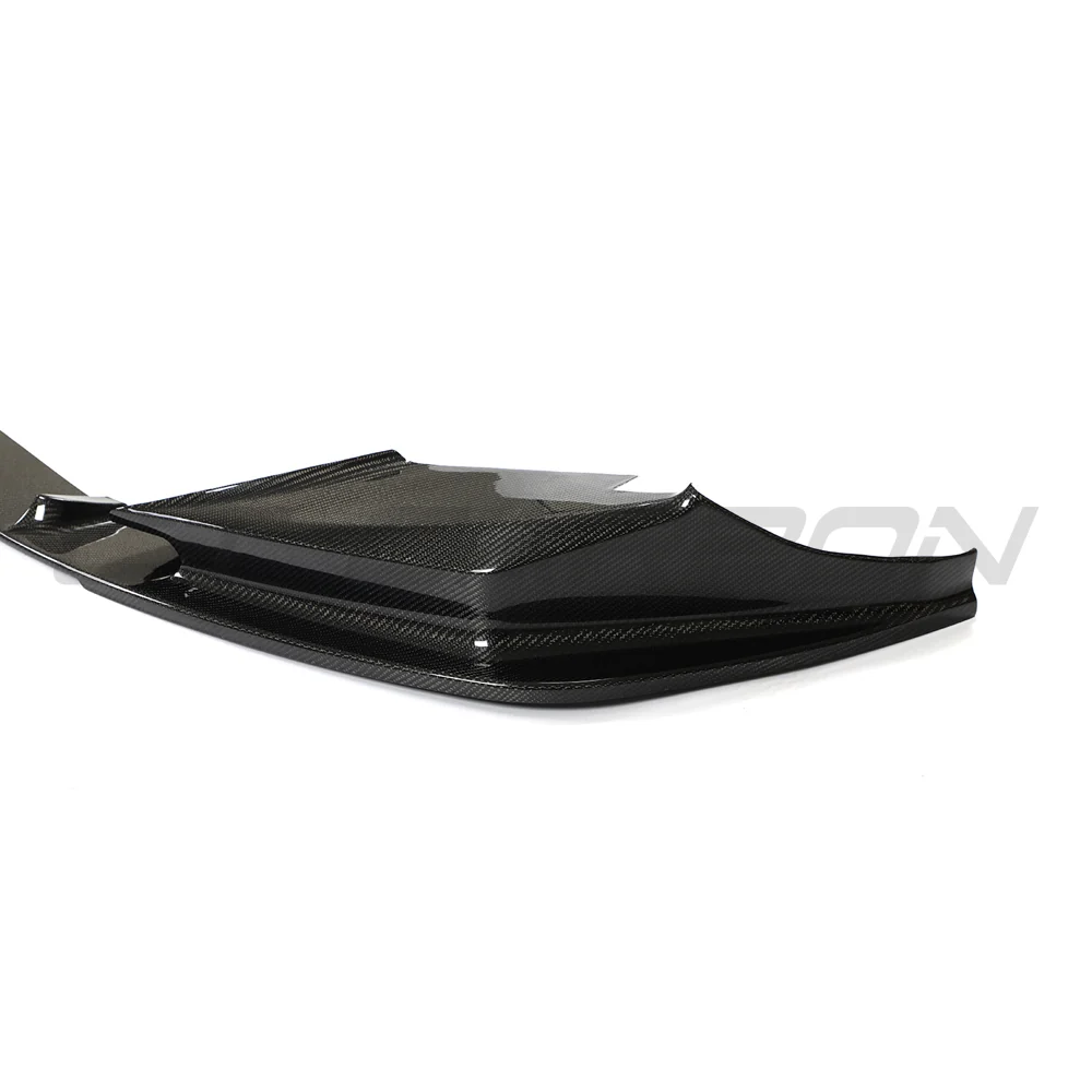 BMW F90 M5 & M5C LCI CARBON FIBRE SPLITTER - 3D STYLE-Splitter-CT CARBON-CT Carbon - High-quality carbon fiber and gloss black aerodynamic parts for premium sports and luxury vehicles.