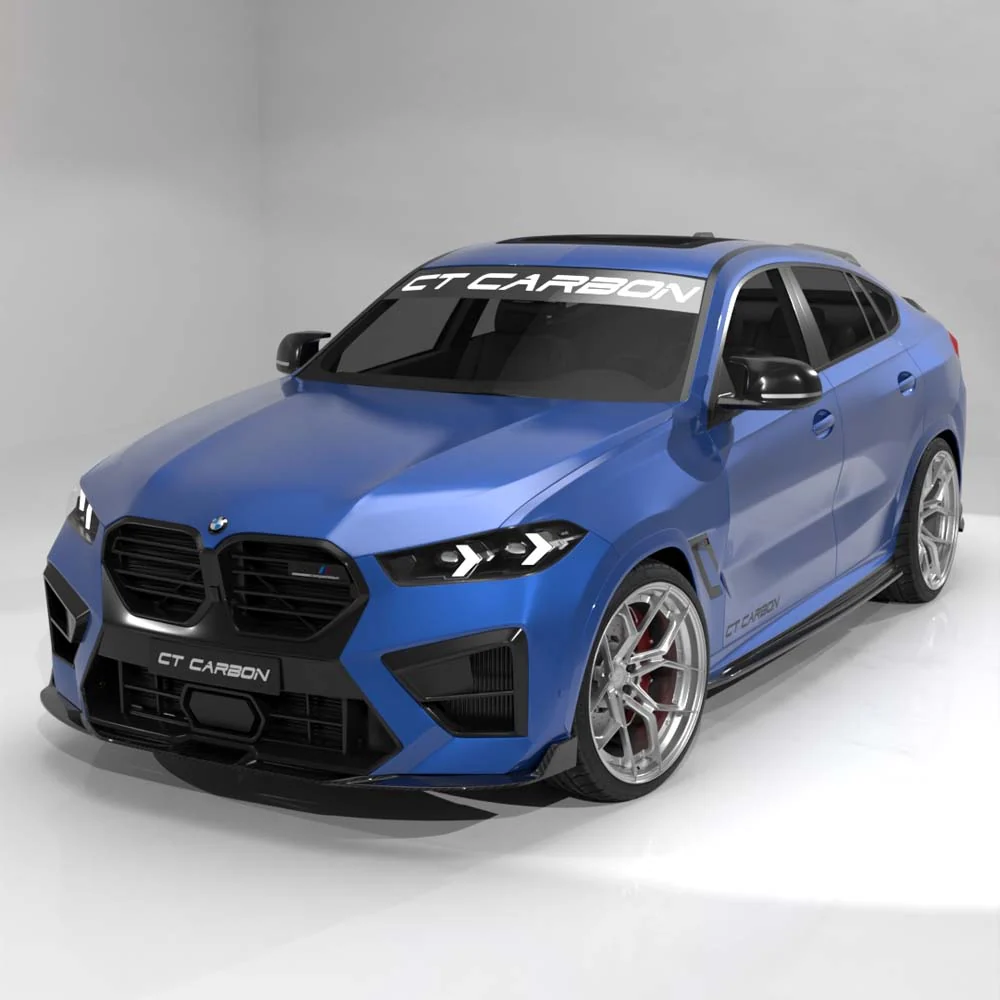 BMW F95/F96 X5M/X6M 2020+ CARBON FIBRE SIDE SKIRTS - CT DESIGN