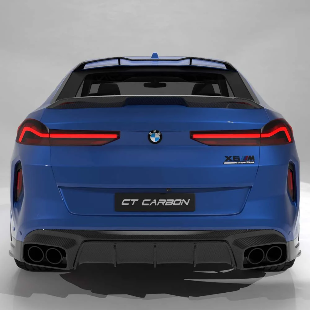 BMW F95/F96 X5M/X6M LCI 2023+ CARBON FIBRE DIFFUSER - CT DESIGN