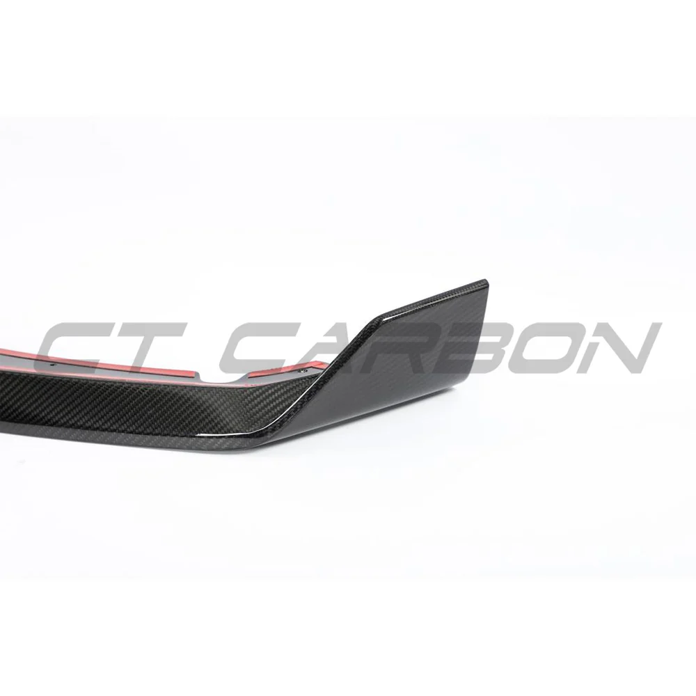 BMW F96 X6M 2023+ (LCI) CARBON FIBRE SPLITTER - CT DESIGN-Splitter-CT CARBON-CT Carbon - High-quality carbon fiber and gloss black aerodynamic parts for premium sports and luxury vehicles.