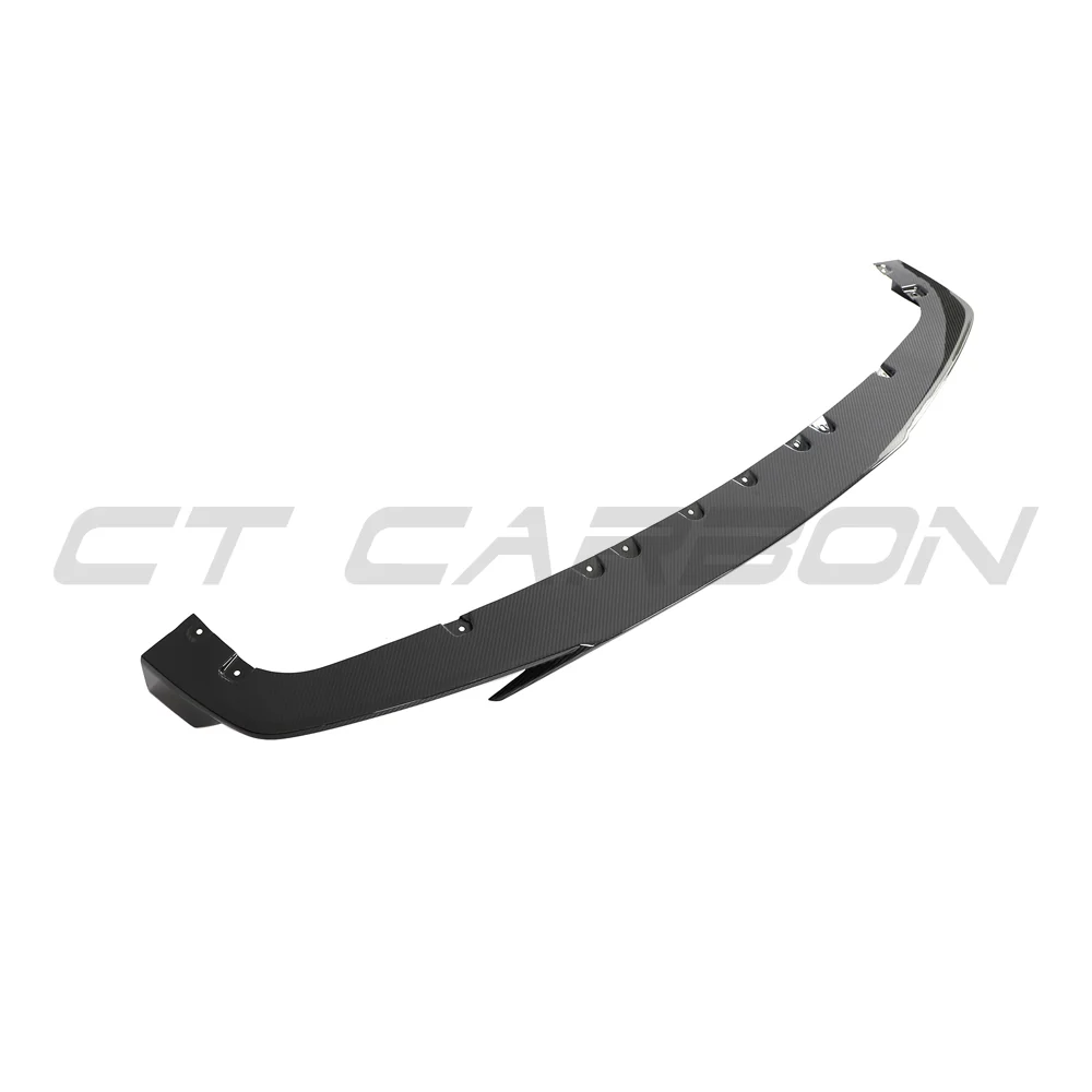 BMW F95 X5M 2019-2022 (PRE-LCI) CARBON FIBRE SPLITTER - CT DESIGN-Splitter-CT CARBON-CT Carbon - High-quality carbon fiber and gloss black aerodynamic parts for premium sports and luxury vehicles.