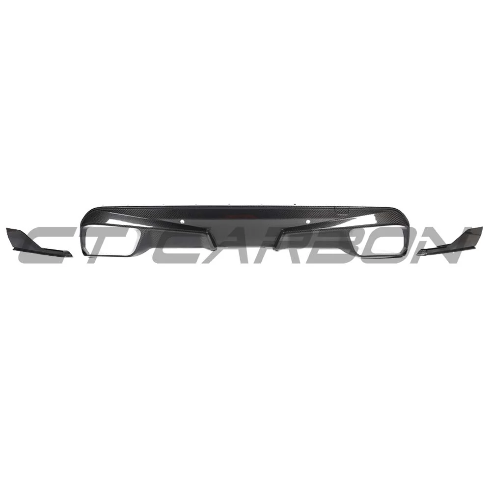 BMW F95 X5M PRE-LCI 2020-2023 CARBON FIBRE DIFFUSER WITH CORNERS